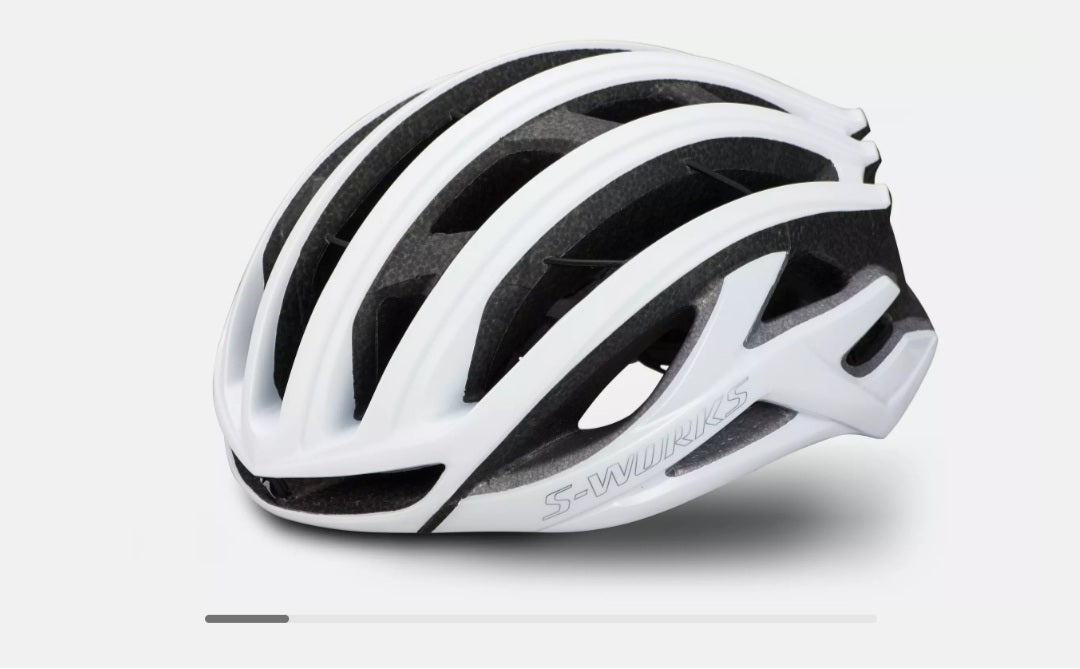 S-WORKS. Prevail II Vent - Matte Gloss White/Chrome