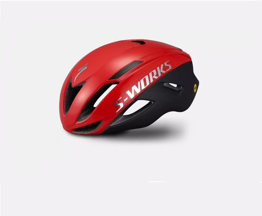 S-WORKS. Evade II- Satin/Glorr Flo Red/Chrome